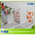 Decal Decorated Glass Tumbler